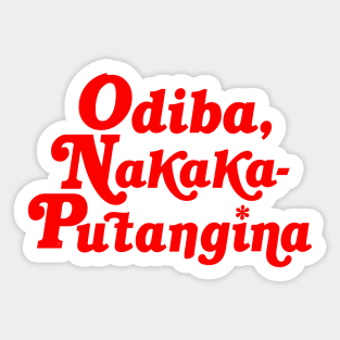 PUTANGINA TAGALOG HYPEBEAST DESIGN BACKPRINT TEE Sticker